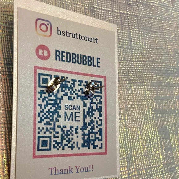 Handmade Black Tourmaline hypoallergenic Earrings - Picture 2 of 3